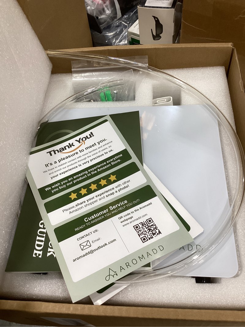 Condition photo showing Good Condition for 2025 upgraded 3500 sq.ft smart scent diffuser - hvac system, whole house aroma & hotel collection diffuser, waterless essential oil diffuser for home large room, cold air tech, 600ml (pure white) white u5