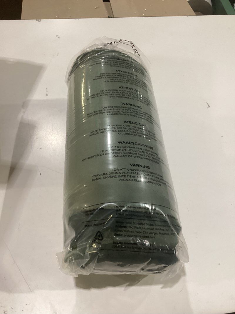 Condition photo showing New/Like New for bedsure fleece blanket queen blanket olive green - bed blanket soft lightweight plush fuzzy cozy luxury microfiber, 90x90 inches olive green queen (90" x 90")