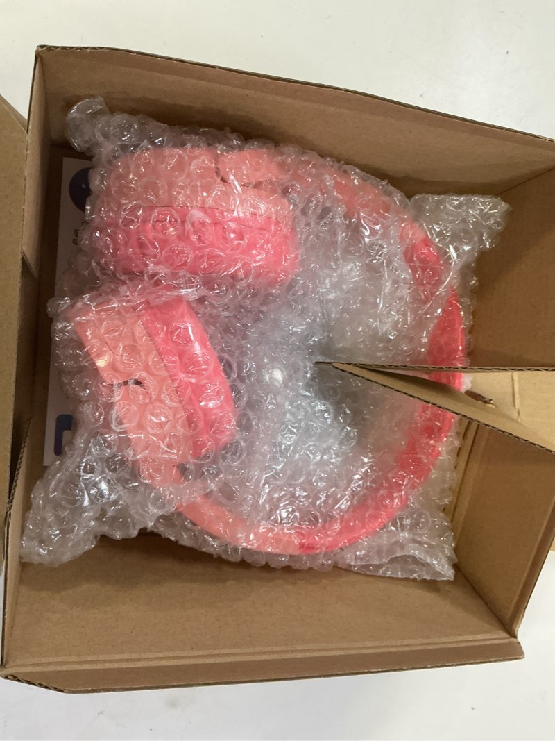 Condition photo showing New/Like New for Belkin SoundForm Mini - Wireless Bluetooth Kids Headphones with 30H Battery Life, 85dB Safe Volume Limit, Built-in Microphone - Kids On-Ear Earphones for iPhone, iPad, Fire Tablet & More - Pink Pink Wireless (USB-C)