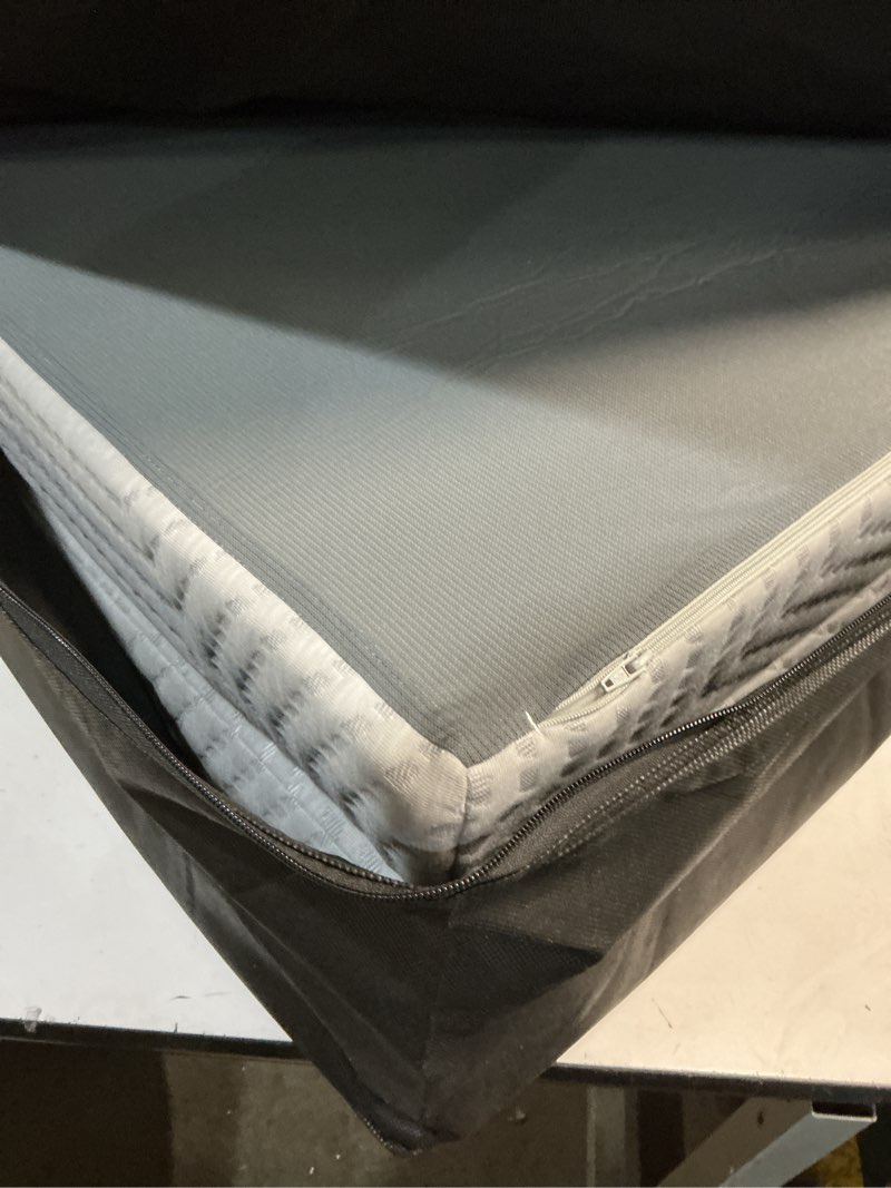 Condition photo showing Good Condition for MLILY Tri-Fold Memory Foam Mattress, 4 inch Single Folding Mattress with Collapsible and Washable Cover, Travel and Guest Mat, 75"×25"×4", Grey 4 Inch Small Single