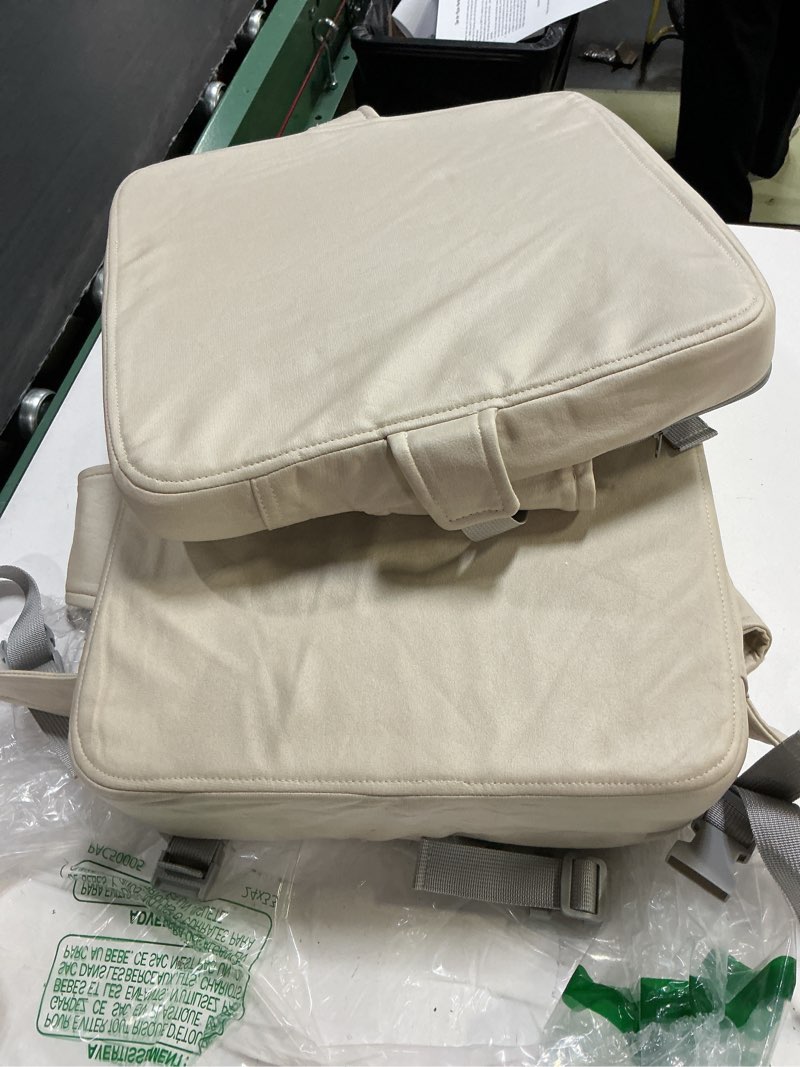 Condition photo showing Good Condition for homeal toddler booster seat for dining table - toddler dining cushion with wipeable surface -booster seat for kitchen chair with easy-install straps - breathable fabric - beige