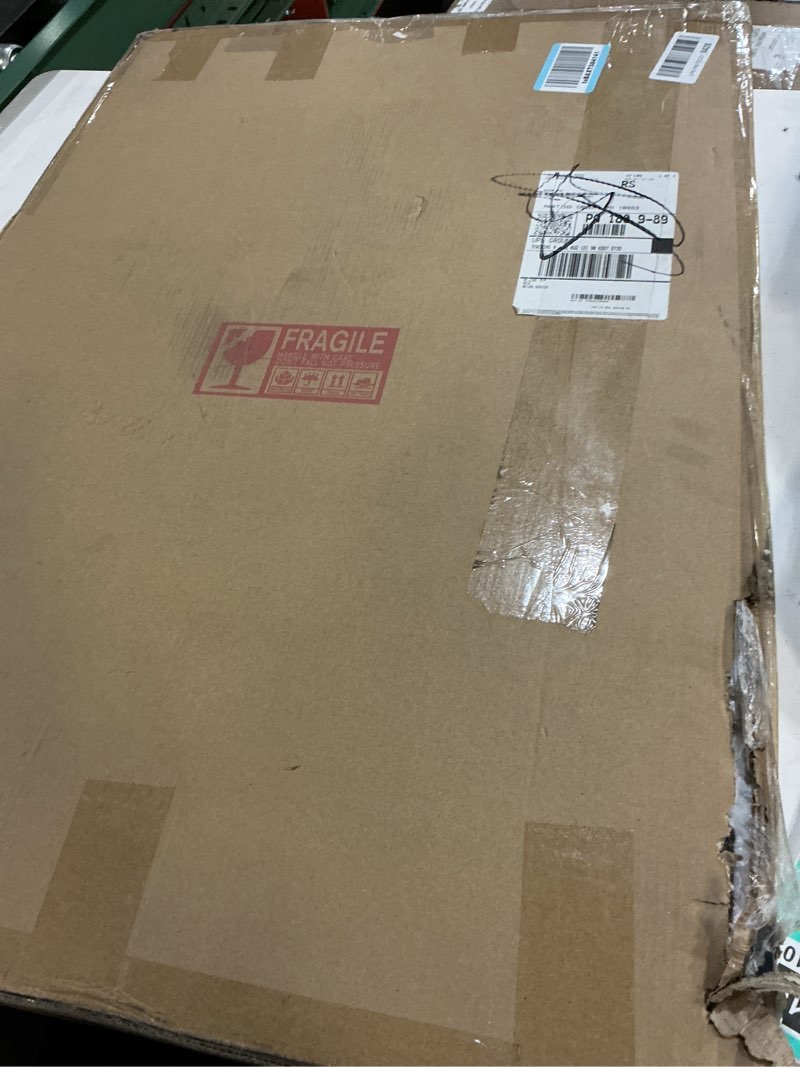 Condition photo showing Good Condition for AAZZKANG Large Mirrors for Wall Black 30"x22" Rectangle Barn Door Style Wood Framed Mirror Decorative Wall Mirror for Bedroom Living Room 30"L x 22"W Black