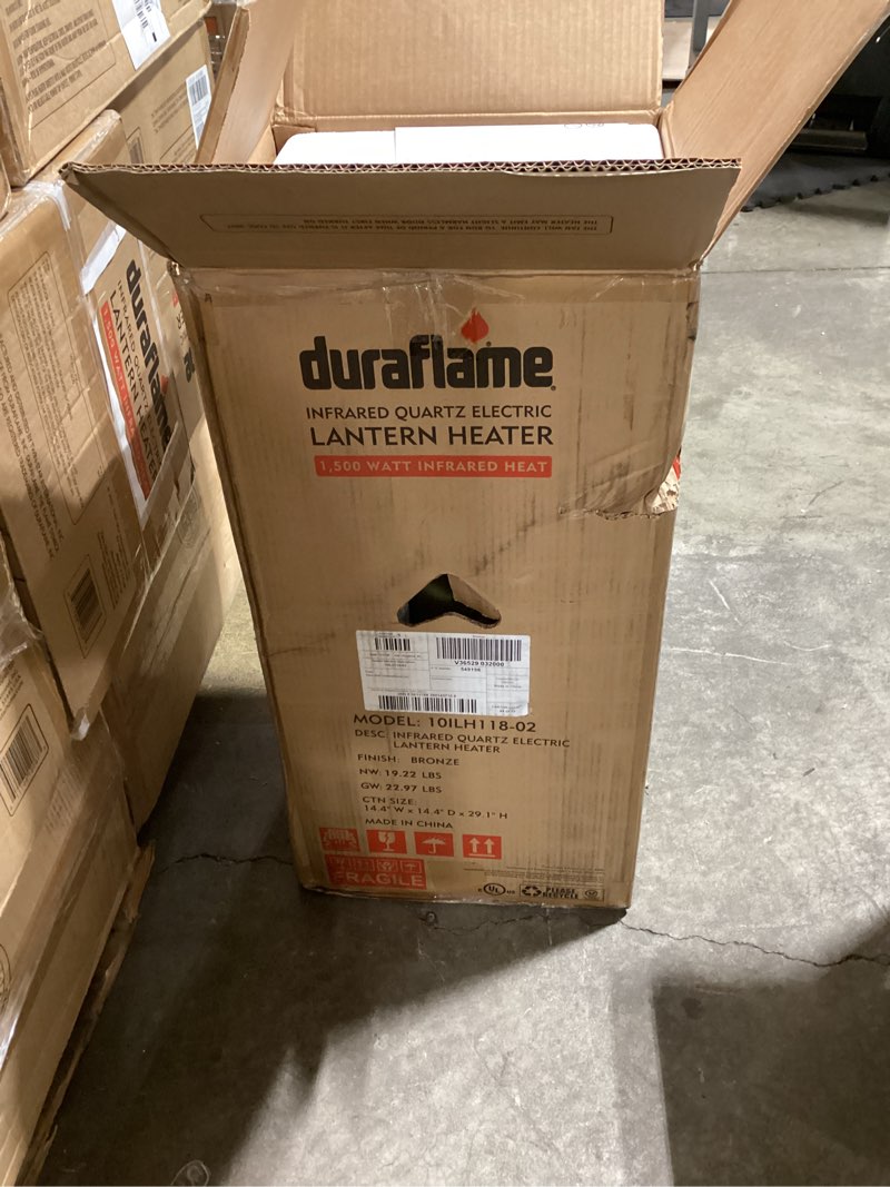 Condition photo showing Good Condition for Duraflame Up to 1500-Watt Infrared Compact Personal Indoor Electric Space Heater with Remote Included 
