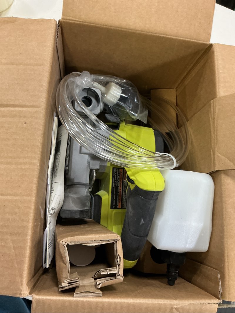 Condition photo showing Good Condition for ryobi one+ hp 18v cordless handheld wet/dry masonry tile saw (tool only)
