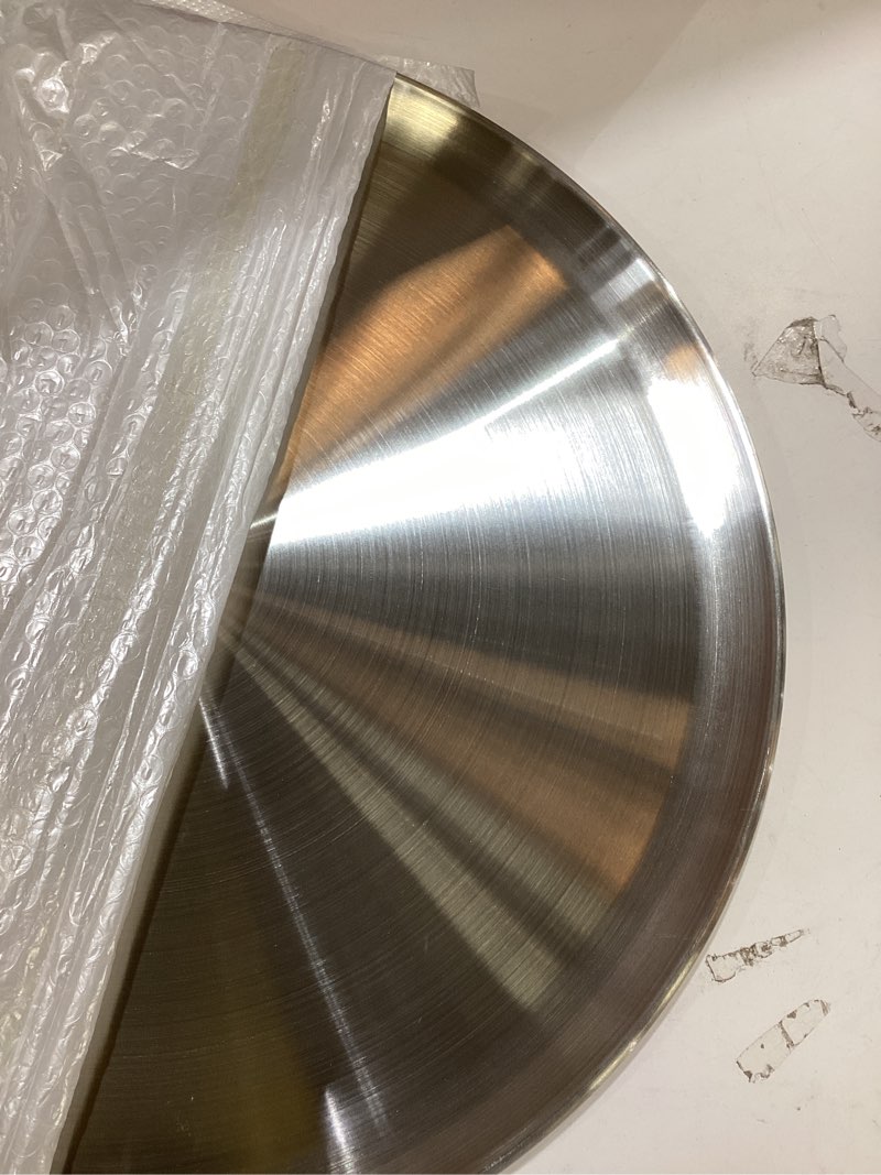 Condition photo showing New/Like New for Stainless Steel Pizza Pan 16 inch, Pizza Pan for Oven, Steel Pizza Tray, Thick Round Pizza Plate Pizza Baking Sheet, Easy Clean & Dishwasher Safe, Set of 1