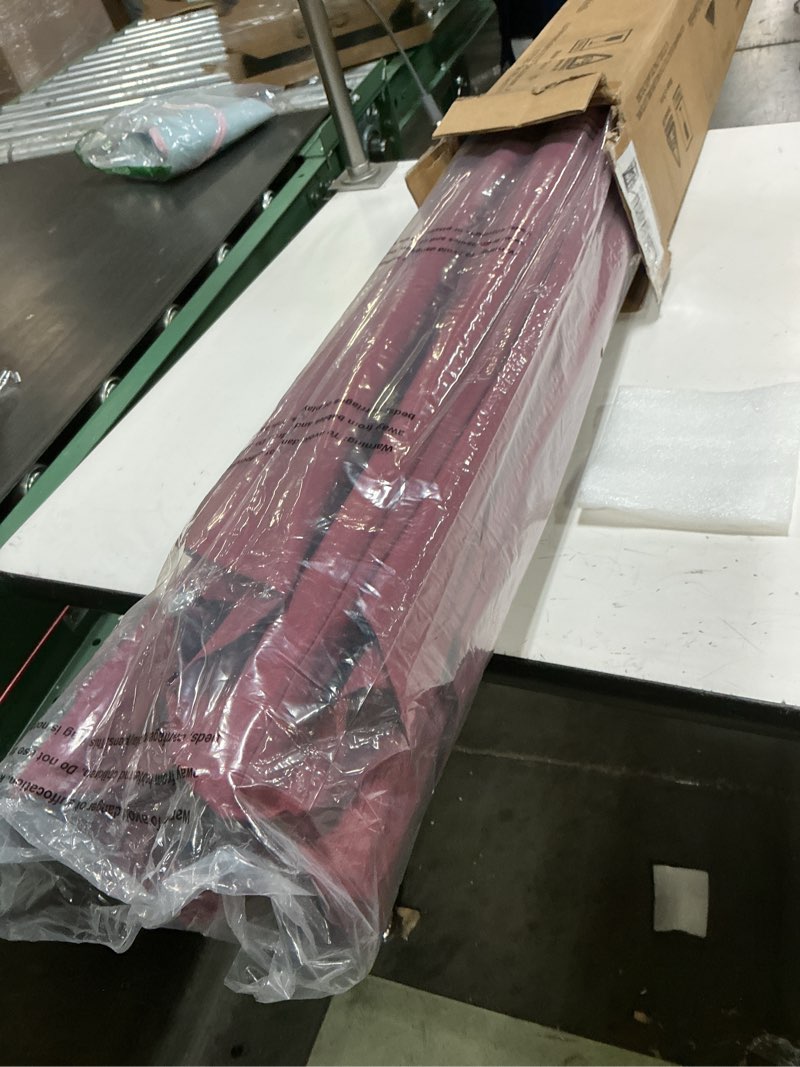 Condition photo showing Good Condition for blissun 7.5 ft solar umbrella, 18 led lighted patio umbrella, table market umbrella burgundy