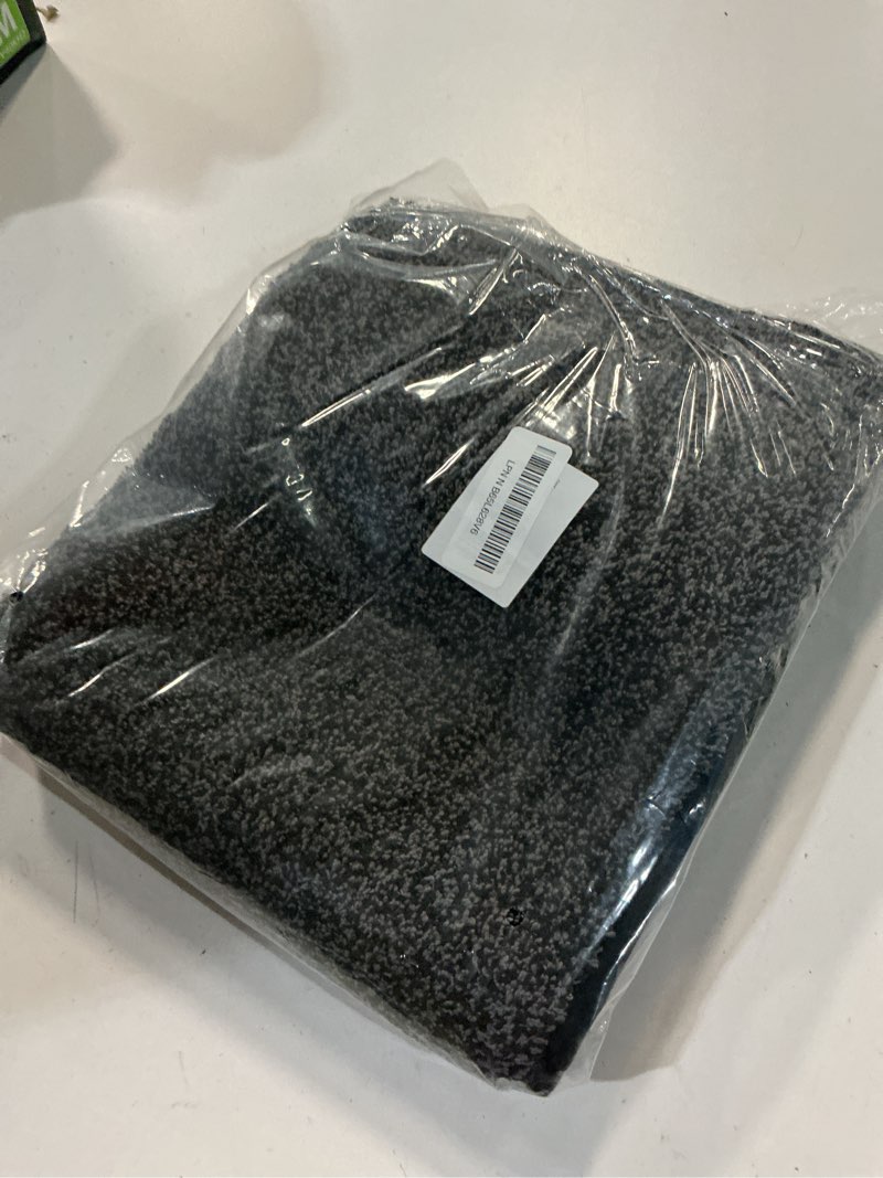 Condition photo showing New/Like New for purrugs dirt trapping door mat 20" x 31.5", non-slip machine washable entryway rug, dog doormat, indoor front door mat, super absorbent entry rug for muddy shoes & paws, charcoal charcoal 20" x 31.5"