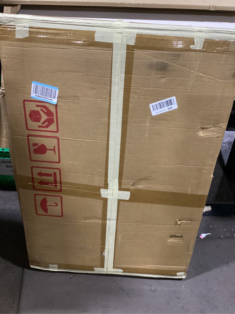 Condition photo showing New/Like New for Bathroom Vanity Mirror for Wall, 2-Pack 36"x24" Wall Mounted Bathroom Mirror for Over Sink with Sturdy Metal Frame, Vertical or Horizontal, Living Room, Bedroom, Entryway(Black) Black 36"L x 24"W - 2PCS