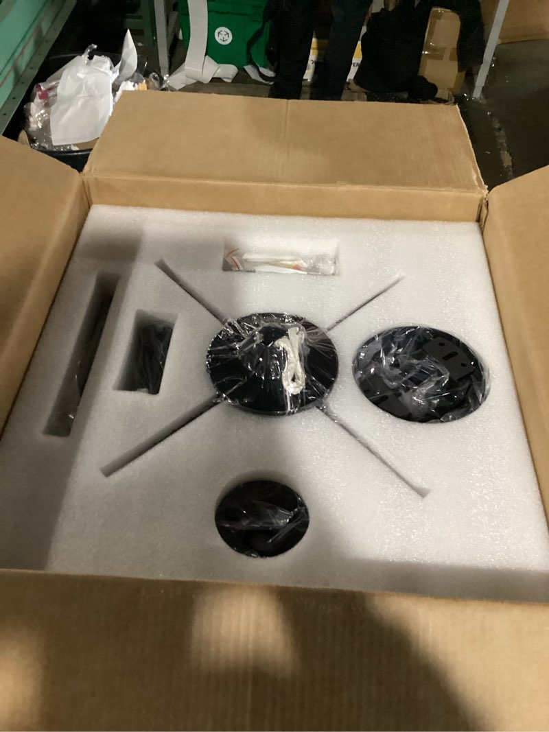 Condition photo showing Good Condition for 19.88" ceiling fans with lights and remote, modern crystal chandelier quiet ceiling fans, 3000k-6500k smart blade led fan light, modern ceiling fan with lights for bedroom, black