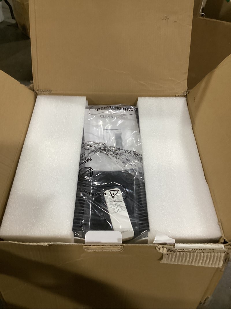 Condition photo showing New/Like New for CleanForce Extra Large Air Purifier for Home Large Room,H13 HEPA Air Purifier with Carbon,Covers 3000ft² Office,Bedroom,Industrial Environment,Remove 99.97% Dust,Smoke,Odor,Pollen,VOCs MEGA1000 New MEGA1000 Air Purifier