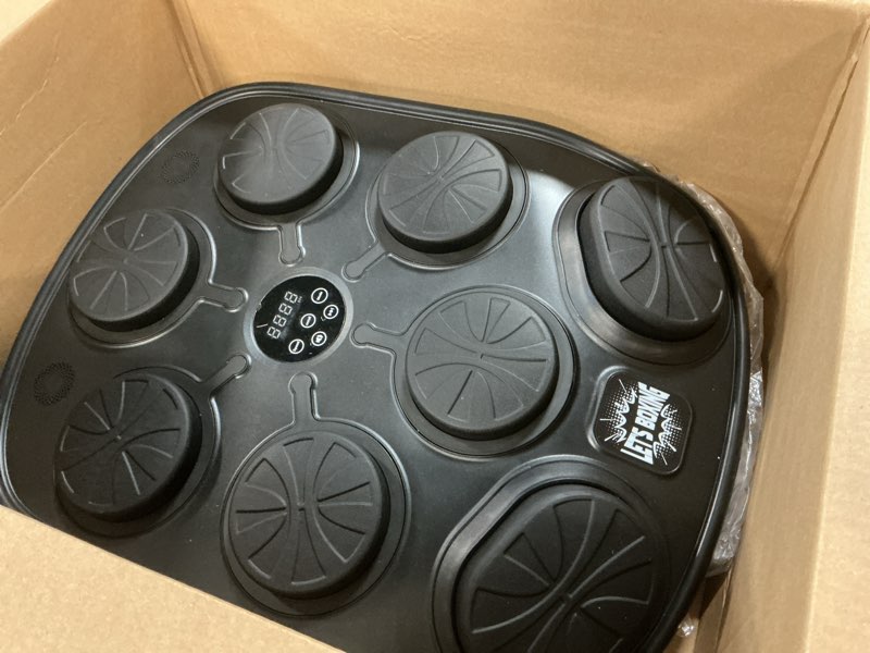 Condition photo showing Good Condition for Music Boxing Machine, Smart Music Punching Machine for Adults Kids, Bluetooth Music Sync, Wall-Mounted Workout/Training Equipment with Boxing Gloves, Suitable for Home Gym Office Indoor Exercise 8 Target-MBT15