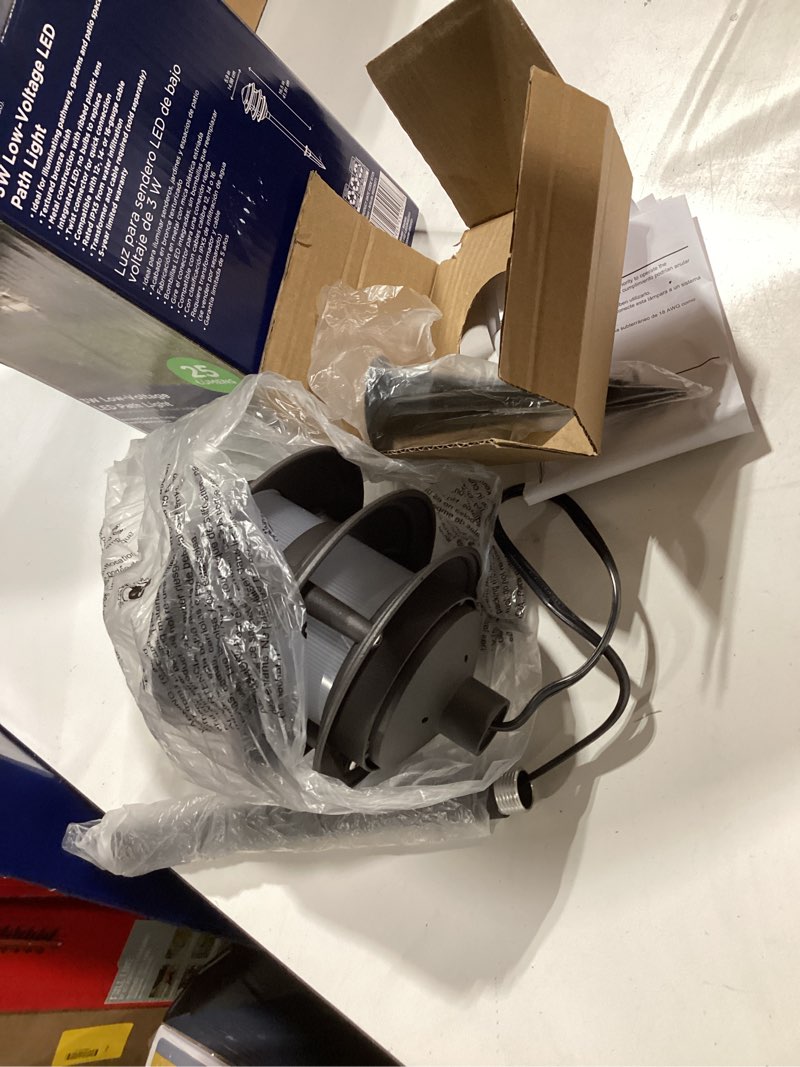 Condition photo showing Good Condition for harbor breeze 25 -lumens bronze low voltage hardwired led outdoor path light ( 3000-k )