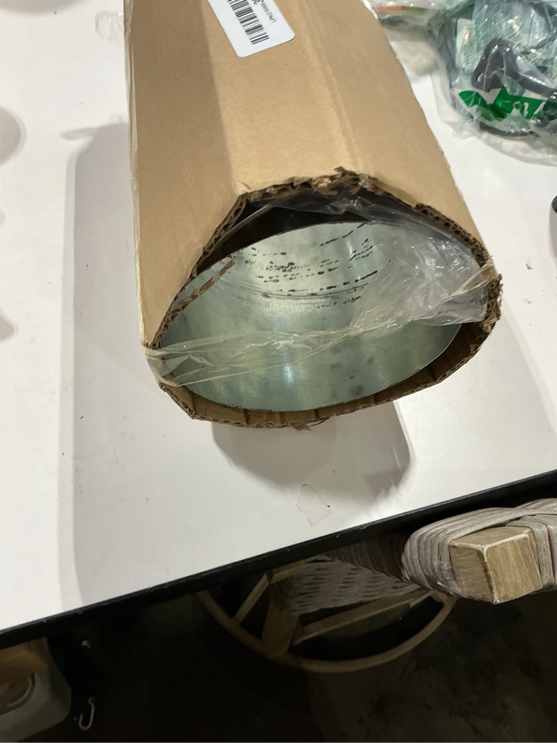 Condition photo showing Good Condition for patikil 6" inch round spiral air duct, 12" inch long galvanized steel ducting dryer vent hose, extension pipe supply for dryer hvac systems ø6 inch / 12 inch