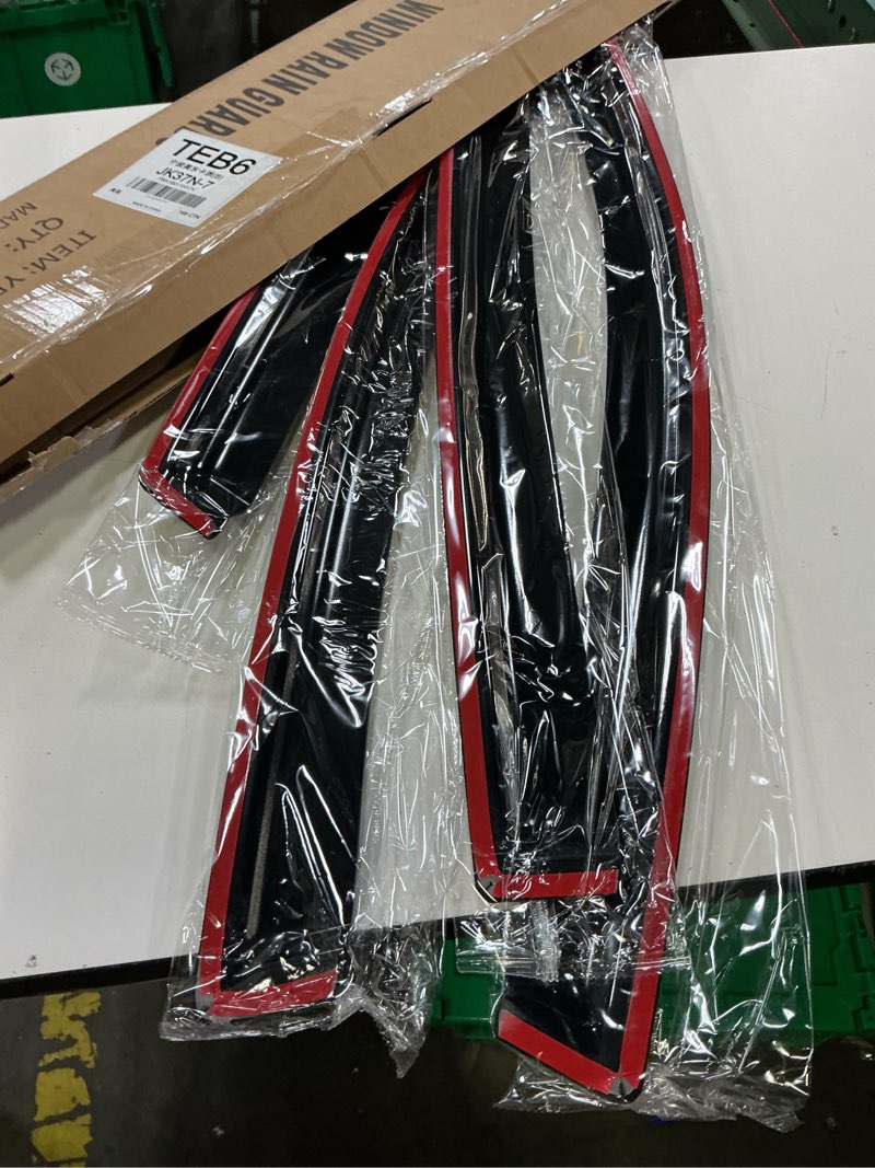 Condition photo showing Good Condition for 4pc rain guards for 2012-2016 honda cr-v window visors for 12-16 crv deflectors sun shades vent tape on out channel 12-16 honda cr-v
