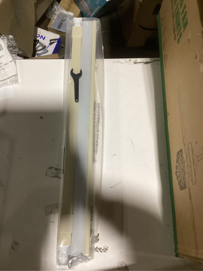 Condition photo showing New/Like New for LazBlinds Cordless Cellular Shades, No Tools No Drill Blackout Honeycomb Shades Pleated Blinds for Windows, 27'' W x 48'' H, Soft Cream Blackout-soft Cream 27'' W x 48'' H