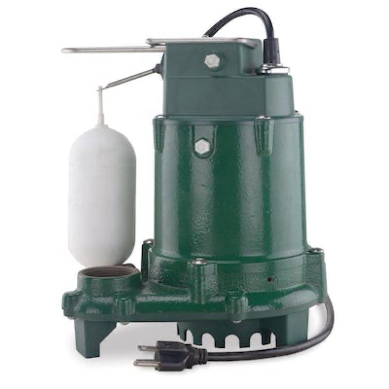 Zoeller 1/3-HP 115 -Volt 48-Gallon Cast iron Submersible sump pump