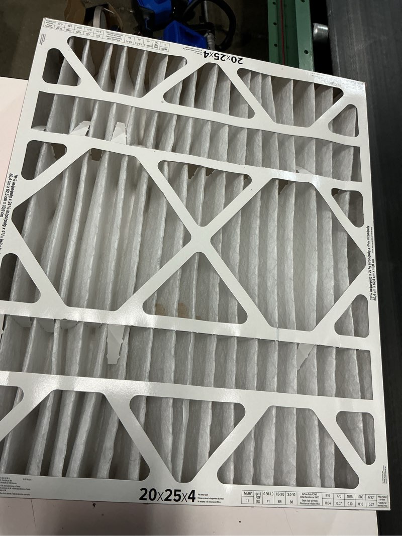 Condition photo showing Good Condition for filtrete (1-pack) 20 x 25 x 4 merv 11 1000 mpr allergen defense electrostatic pleated air filter