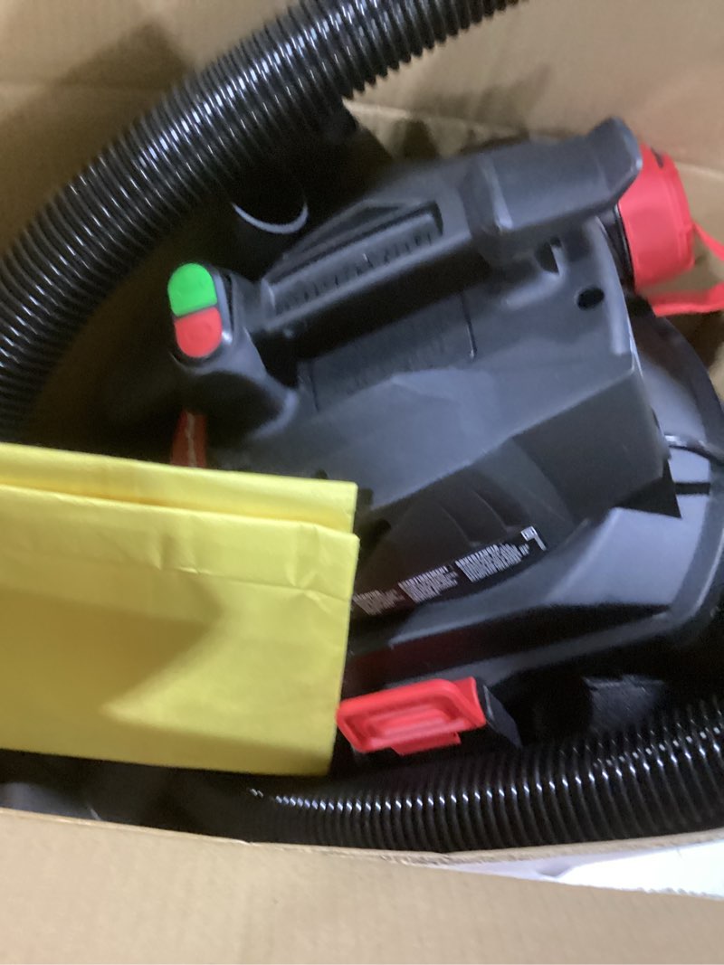 Condition photo showing Good Condition for Shop-Vac 4-Gallon 6 HP Corded Wet/Dry Shop Vacuum with Accessories Included