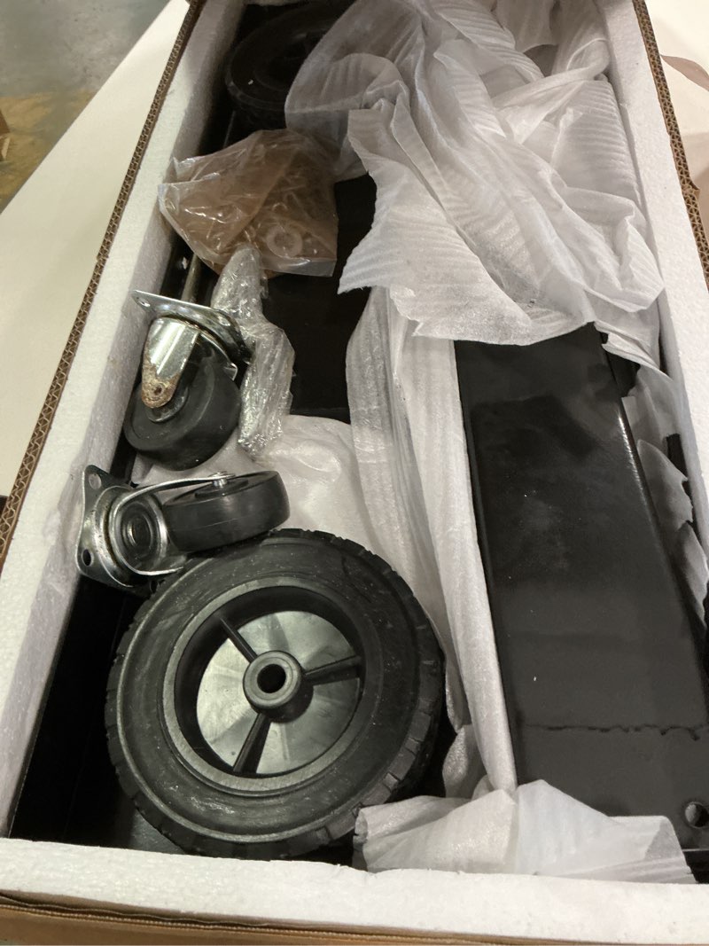 Condition photo showing As Is for VEVOR WT-78 3-Tier 400 LBS Welding Cart with 360° Swivel Wheels - Black (SCHJTC400LB18XD9N)