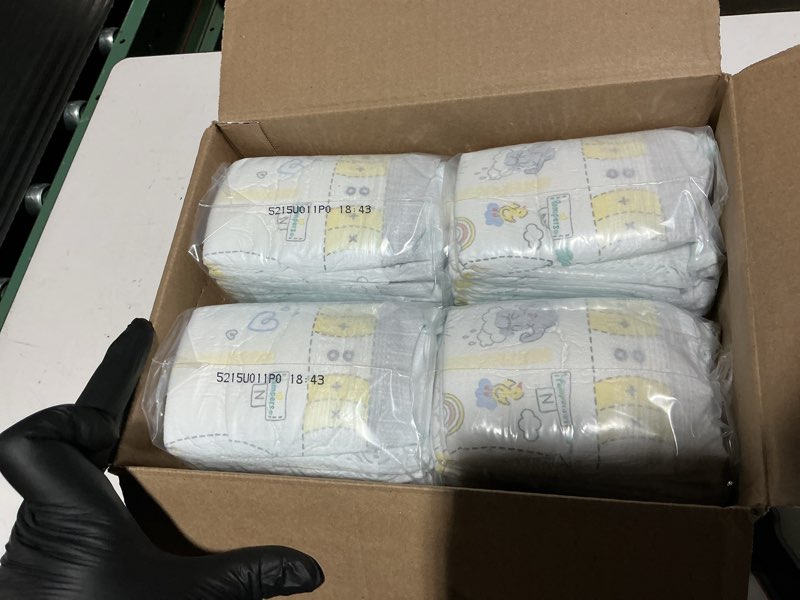Condition photo showing New/Like New for Pampers Swaddlers Diapers, Size 0 (up to 10 lbs), 140 Count, Absorbent, Keeps Baby Dry and Comfortable, Skin Safe Disposable Baby Diaper (Packaging May Vary) Newborn 140