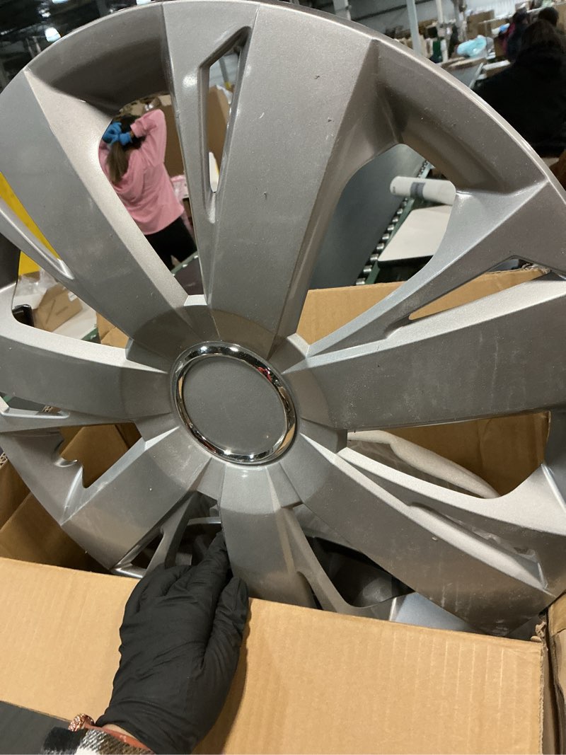 Condition photo showing Good Condition for SCITOO Premium 16 Inch Hubcaps Set of 4 Wheel Rim Cover OEM Style Easy Snap On Car Truck SUV Hub Cap Replacement for Mazda,for Dodge,for Ford,for Honda,for Kia,for Mitsubishi,for Hyundai,etc.