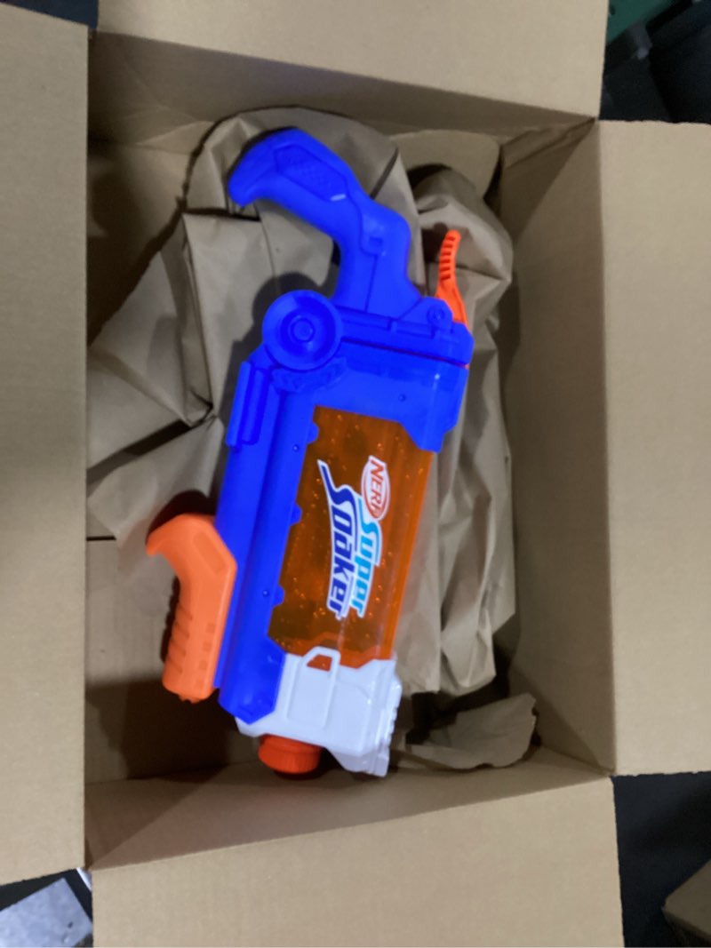 Condition photo showing Good Condition for nerf super soaker flip fill water blaster, 4 spray styles, fast fill, 30 fluid ounce tank, water toys for 6 year old boys & girls & up