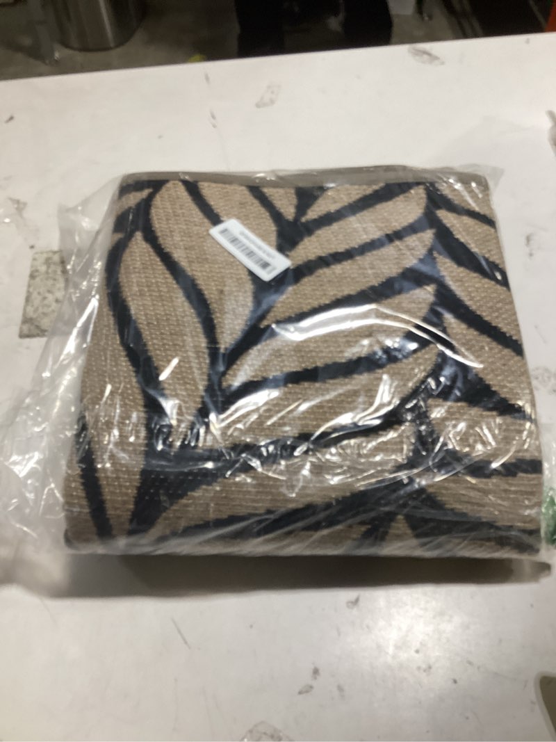 Condition photo showing Good Condition for door mat indoor outside entrance 31''x47'', low-profile non slip outdoor inside front doormat entryway mat, dirt resistant absorbent porch welcome entry mats, washable easy clean, brown 31"x47" leaf brown