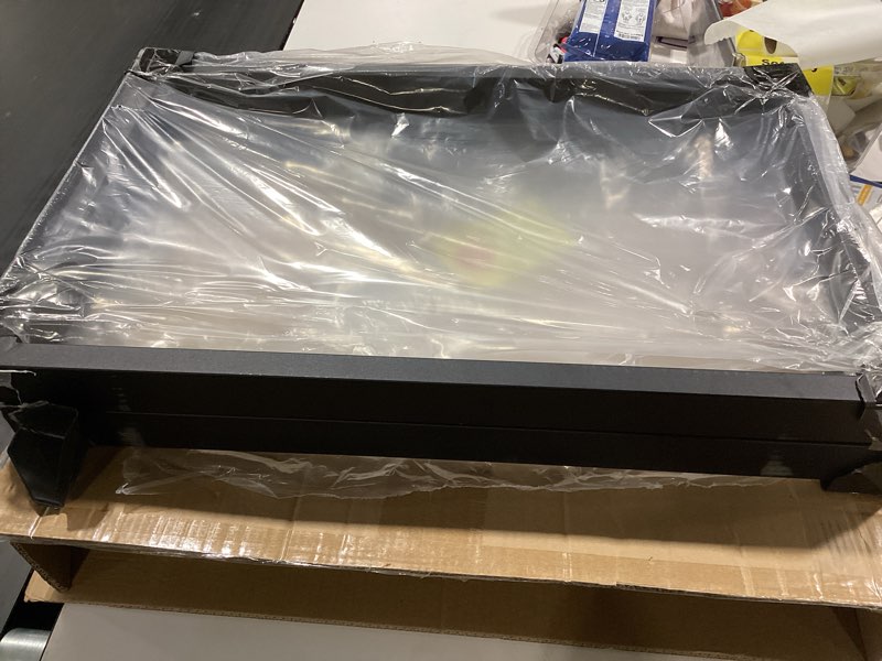 Condition photo showing Good Condition for homekayt desk legs metal table legs 28 inch, heavy duty metal legs multiple uses for dinning, kitchen,office table(rectangle shape, 2pcs)-black 28”h x 17.7”w rectangle1