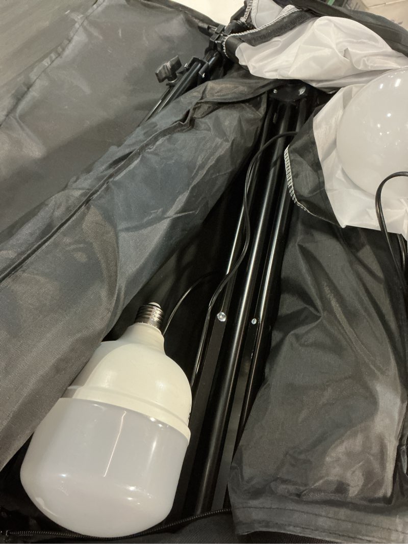 Condition photo showing As Is for EMART Photography Umbrella Lighting Kit, Soft Light Continuous Reflective Umbrella Lights Photography Kit for Portrait Studio Video Recording, Filming