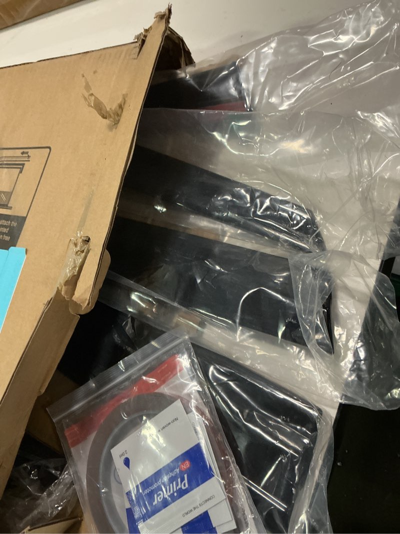 Condition photo showing New/Like New for ACLONG Black Rain Guards Fit for Honda CR-V (CRV 2017 2018 2019 2020 2021 2022 Tape-On Side Shatterproof Window Visor, Window Deflectors, Rain Visors, 6-Piece Set Fit for Honda CR-V 2017-2022 Tape-On