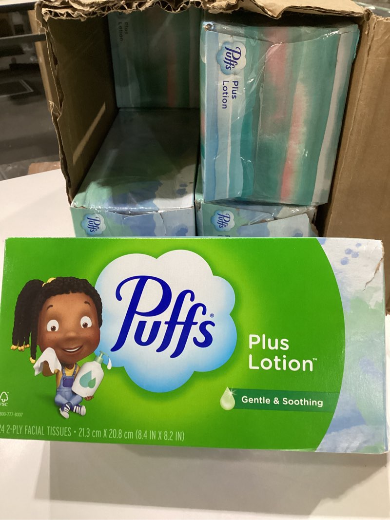 Condition photo showing New/Like New for Puffs Plus Lotion Facial Tissue - 124ct, 8 PACK