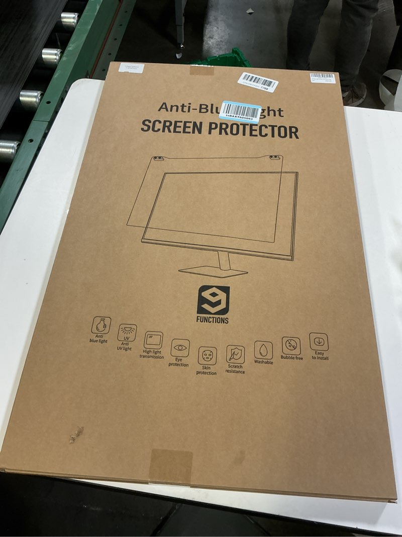 Condition photo showing New/Like New for ZYY 30-32 Inch Anti Blue Light Screen Protector for Diagonal 30,31.5,32 Monitor, Desktop PC UV Blocking Filter (W 28 1/4 x H 16 9/16) for Eye Strain, Hanging Computer Screen Blue Light Blocker 1 Pack: 30"-32" Diagonal