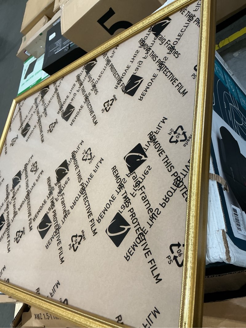Condition photo showing As Is for craig frames 314gd, ornate gold picture frame, 20 x 26 inch gold 20 x 26