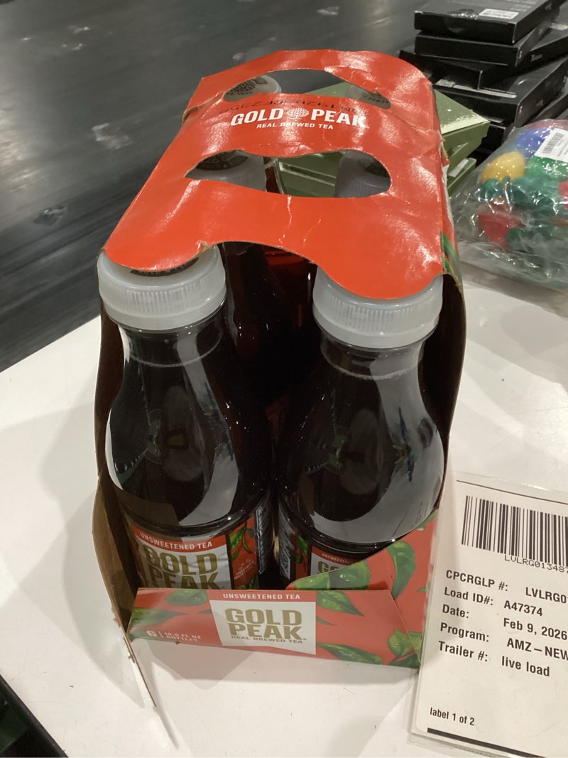 Condition photo showing New/Like New for Gold Peak Tea, Unsweet Tea, 16.9 fl oz, 6 Pack Unsweetened 16.9 Fl Oz (Pack of 6)