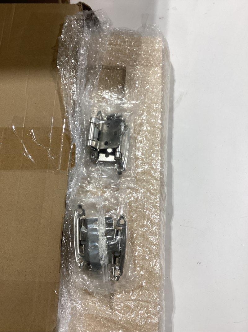 Condition photo showing Good Condition for 2 Pcs 16.25'' W x 22.5'' H Unfinished Pine Kitchen Cabinet Door Replacement with 4 Pcs Cabinet Hinges Wood Shaker Door Front Replacement for Kitchen, Bathroom, Vanity