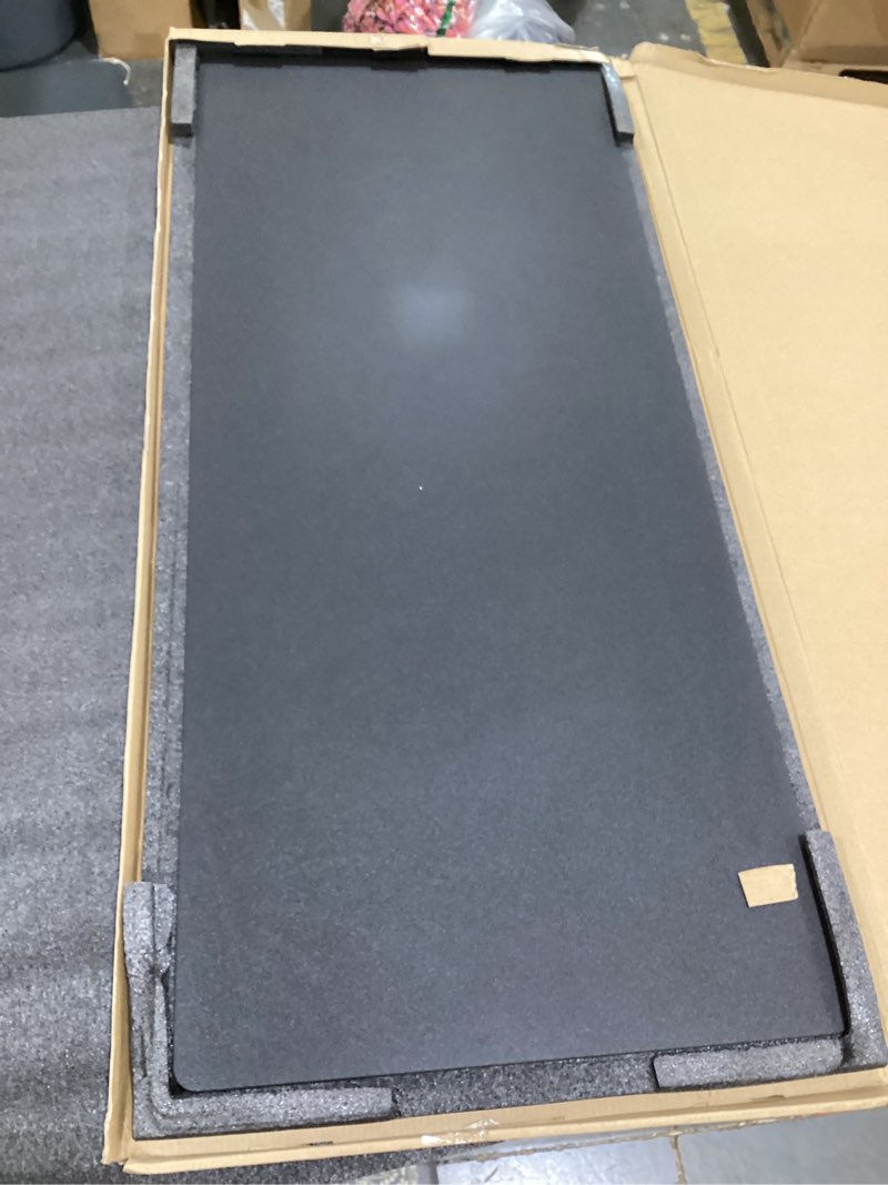 Condition photo showing Good Condition for xxl glass gaming mouse pad, 38.5×16.5 inch desk mat black | 3mm tempered glass surface with 0.85?m micro etched texture, smooth glide & precision control for fps gaming, keyboard setup 38.5" x16.5" black