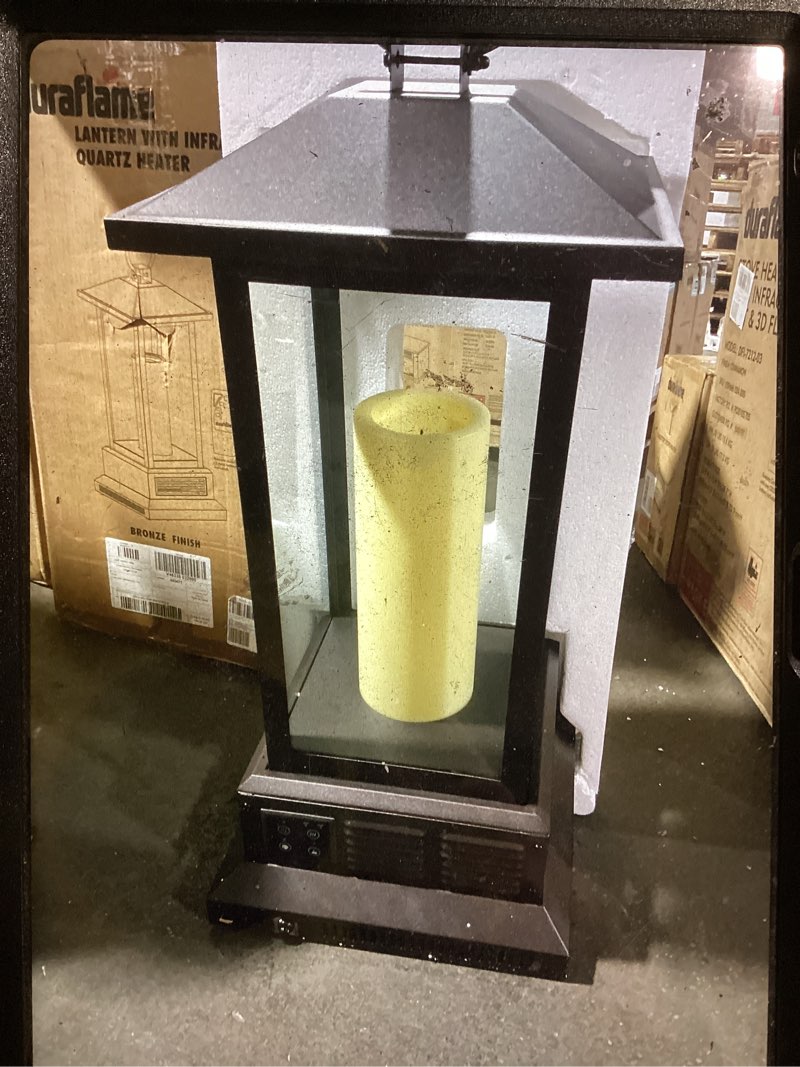 Condition photo showing Good Condition for 29” duraflame® infrared quartz electric lantern heater