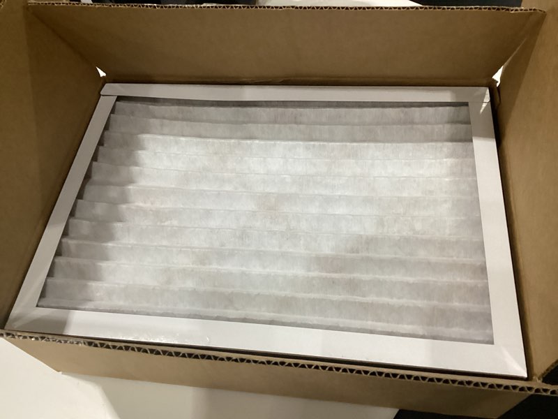 Condition photo showing Good Condition for amazon basics 14x20x1 air filter, merv 8 ac furnace filters, allergy control, electrostatic, removes dust pollen and lint, 6-pack (actual size: 13.75" x 19.75" x 0.75") 14x20x1 merv 8