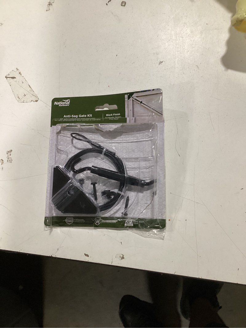 Condition photo showing As Is for national hardware black gate kit