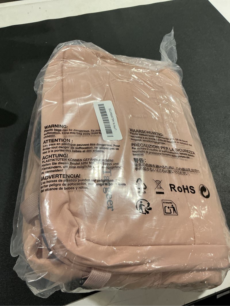 Condition photo showing New/Like New for Taygeer Travel Backpack for Women, Carry On Backpack with USB Charging Port & Shoe Pouch, TSA 15.6inch Laptop Mochila Flight Approved, Nurse Bag Casual Daypack for Weekender Business Hiking, Pink Large Amourpink