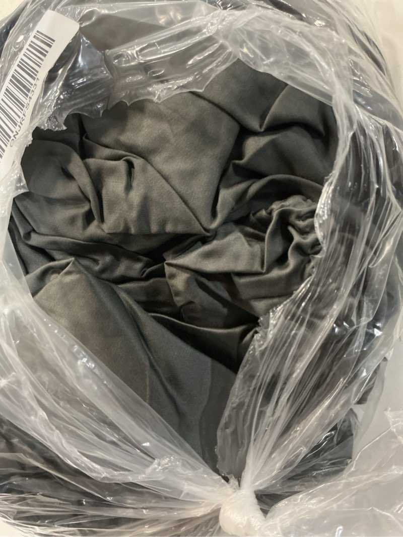Condition photo showing Good Condition for bamboo fitted sheet set, full, charcoal