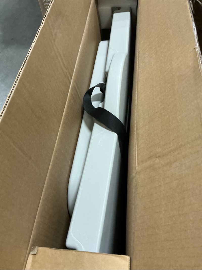 Condition photo showing Good Condition for Alpine Wall Mounted Baby Changing Station - Horizontal Baby Changing Table Foldable Diaper Tables with Safety Strap for Commercial Bathroom, ADA Complaint (Hardware Included) White Gray