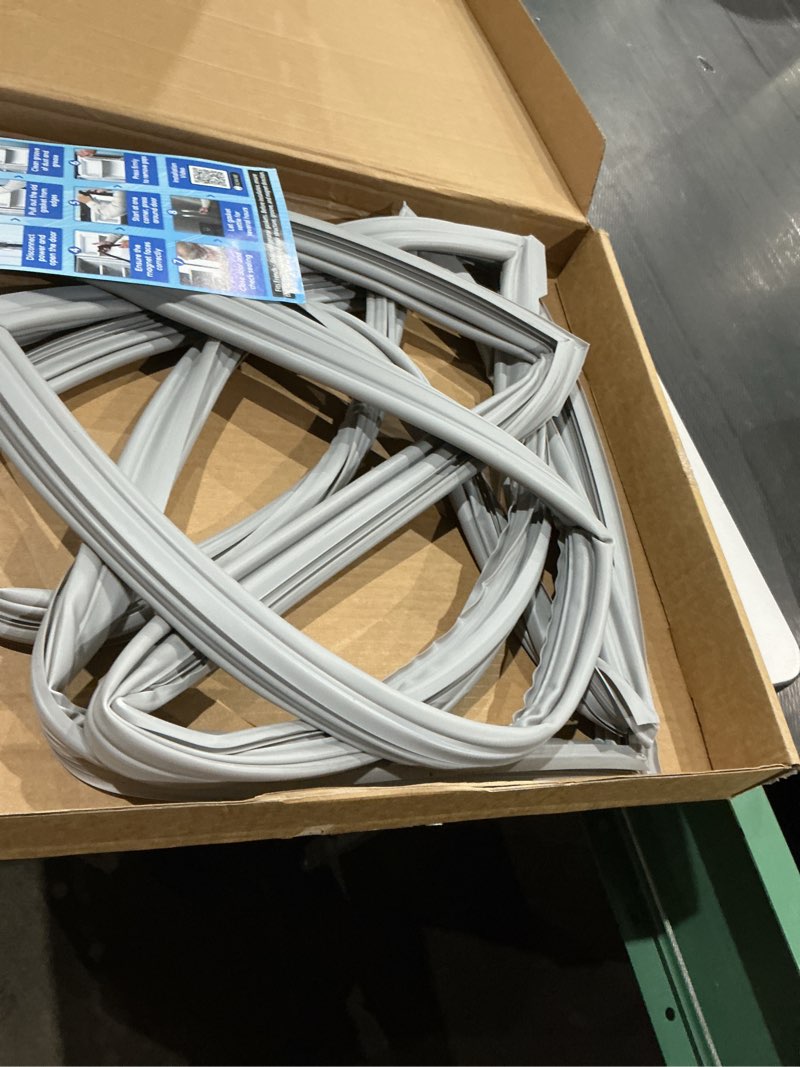 Condition photo showing Good Condition for upgraded 2 pack w10830162 refrigerator door seal gasket, compatible with whirlpool, kenmore, kitchenaid french door refrigerators, replaces w10443225, w10571956, w10179332, 12723206ap