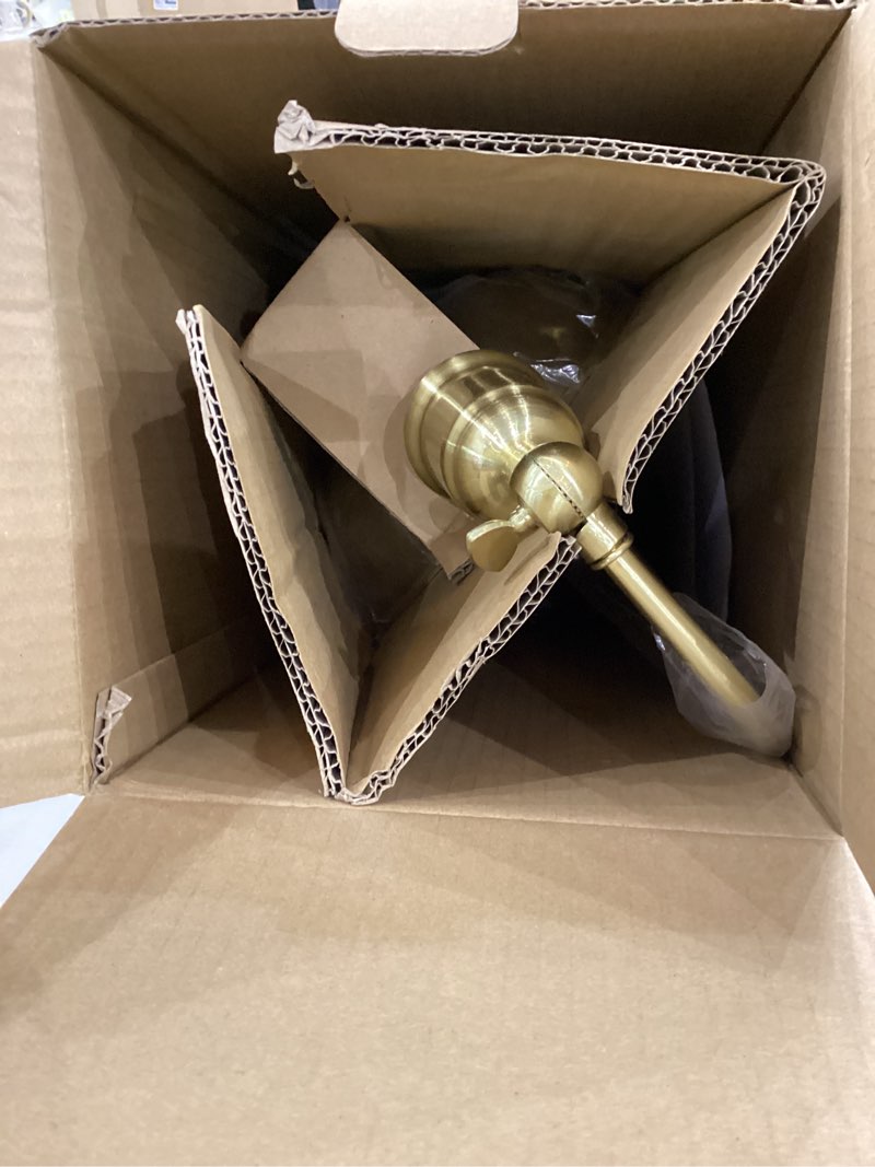 BOHOSCONCES Gold Desk Lamp with 59” Plug in Cord On/Off Switch, Adjustable Table Lamp for Bedroom, C