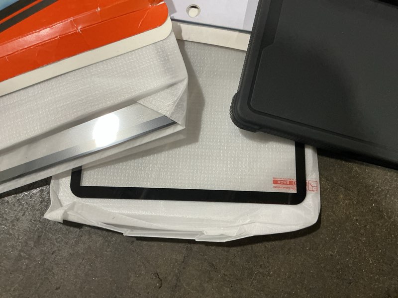 Condition photo showing Good Condition for (tablet case + screen protectors)-onn 10.1 protective grip tablet case and 10.1” tempered glass screen protectors (2)