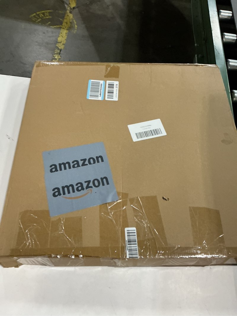 Condition photo showing New/Like New for Large Wall Clock,24“ Tree of Life Metal & Wood Wall Clock with Bird Design,Decorative Non-Ticking Wall Clock for Living Room,Farmhouse Home Decor Arab 24'' x 24''