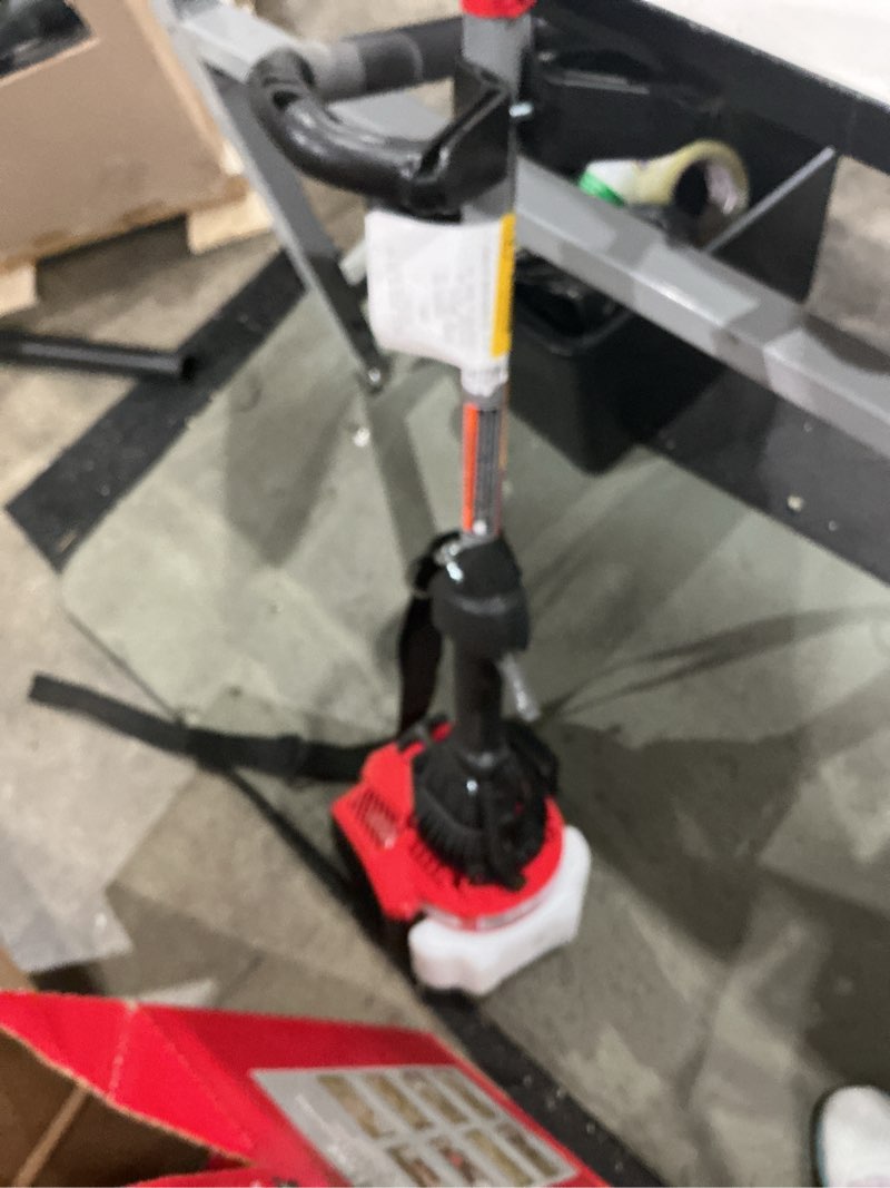 Condition photo showing As Is for craftsman ws4200 30-cc 4-cycle 17-in straight shaft attachment capable gas string trimmer
