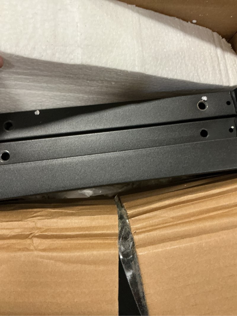 Condition photo showing As Is for BON AUGURE Industrial Bookshelf, Etagere Bookcases and Book Shelves 5 Tier, Rustic Wood and Metal Shelving Unit (Dark Gray Oak) Grey Oak