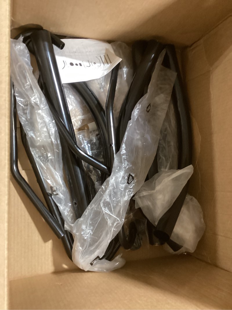 mind reader freestanding coat rack, multi-tier organizer for office and entryway, metal, black