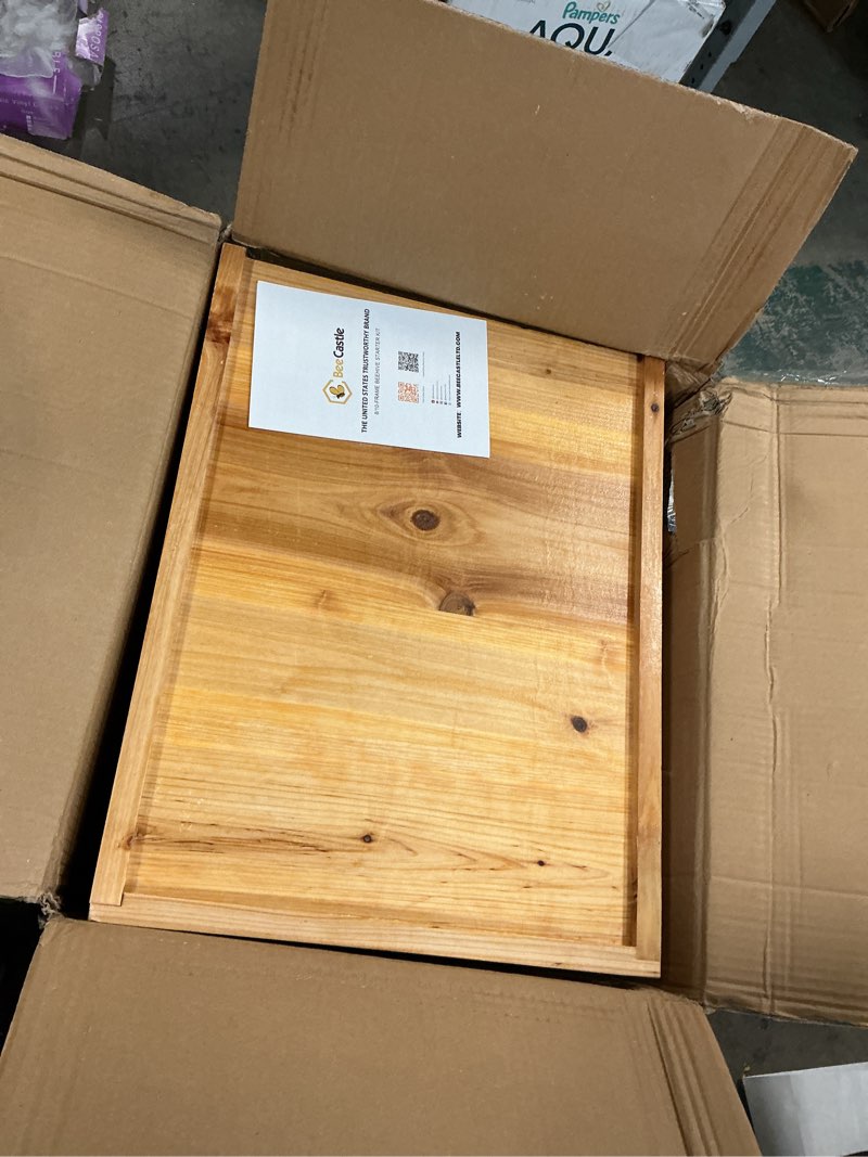 Condition photo showing As Is for BeeCastle 10-Frame Bee Hives and Supplies Starter Kit,Beehive Kit Dipped in 100% Beeswax,Bee Keeping Supplies-All Beginners Kit Includes Beekeeping Supplies Tool Set and Bee Suit.